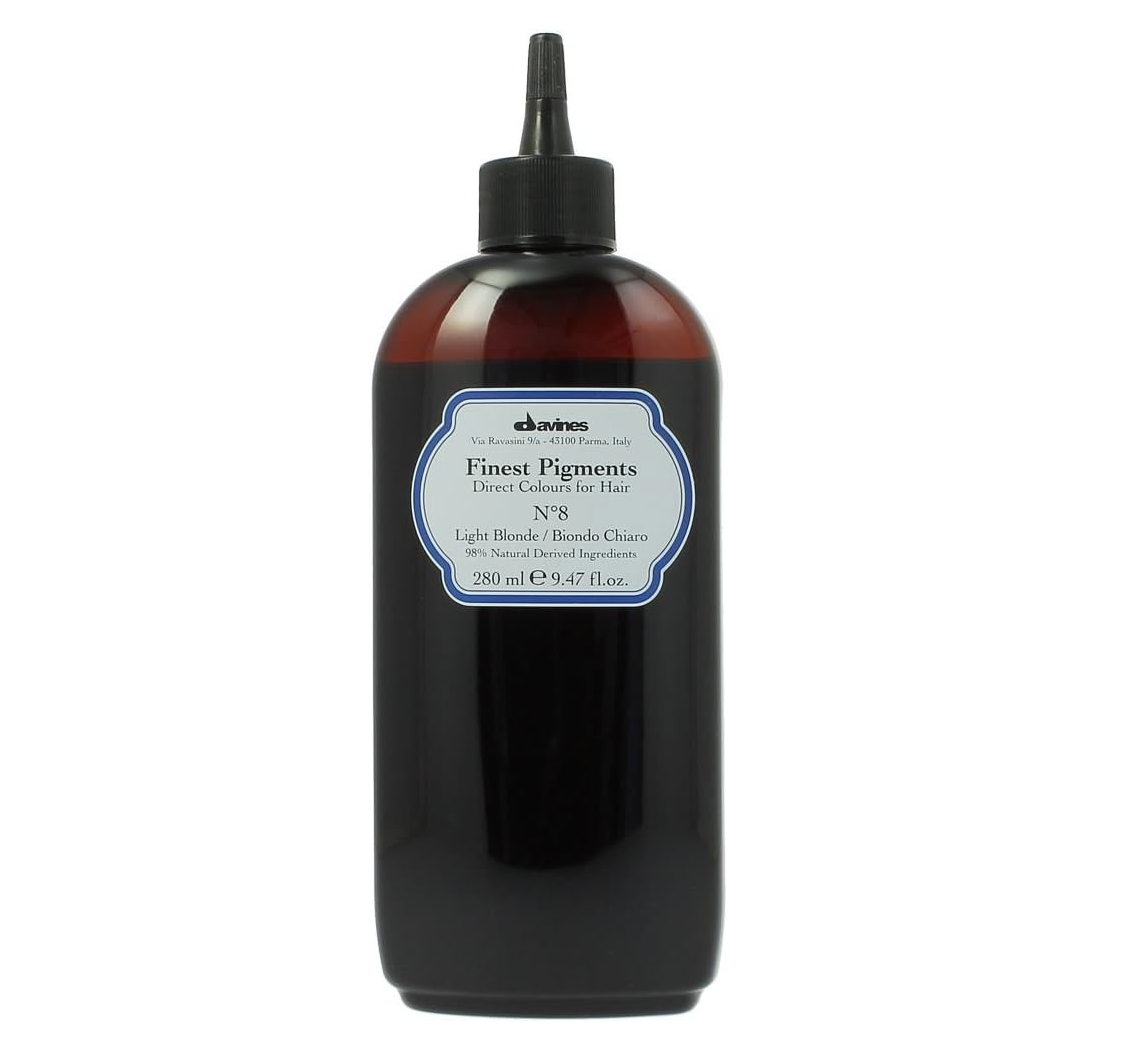 Davines, Finest Gloss, Ingrediente naturale, Pigment pentru colorarea părului, N.8 Light Blonde, 280 ml