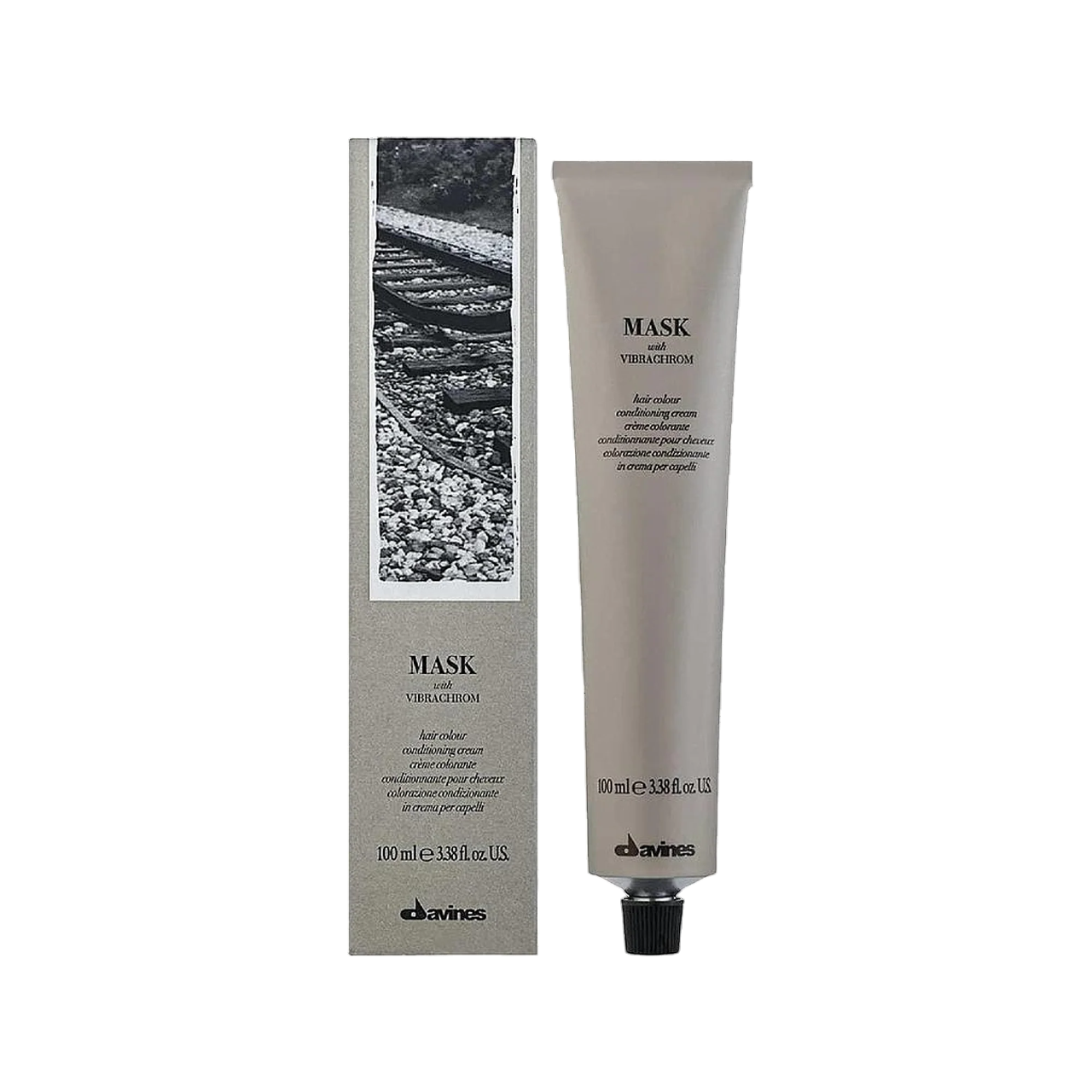 Davines, Mask With Vibrachrom, Vopsea permanentă de păr, 4.65 , 100 ml