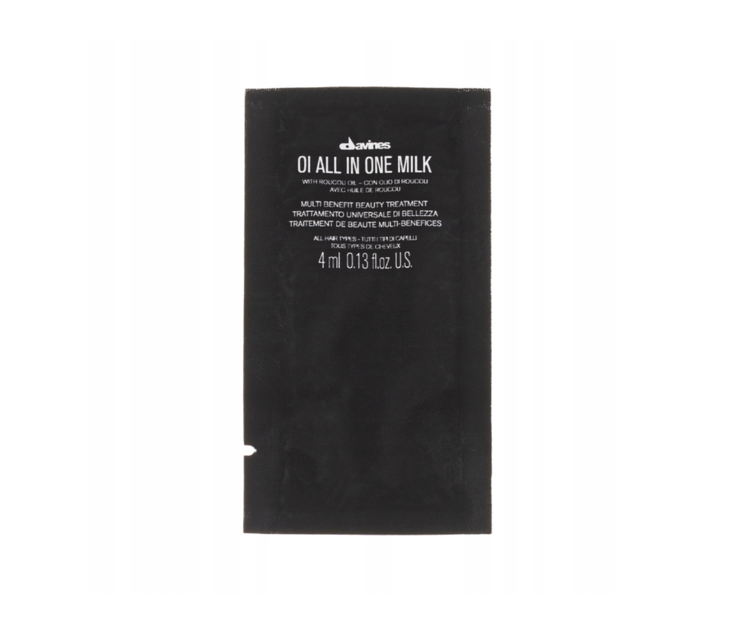 Set, Davines, Oi All In One Milk, Tratament cu cremă fără clătire pentru păr, Detensionare, Hidratare, 12 buc, 4 ml *Mostră