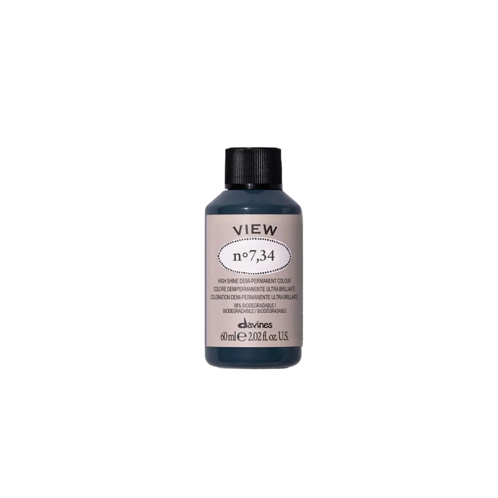Davines, View, Vopsea de păr demi-permanentă, 7.34 , 60 ml