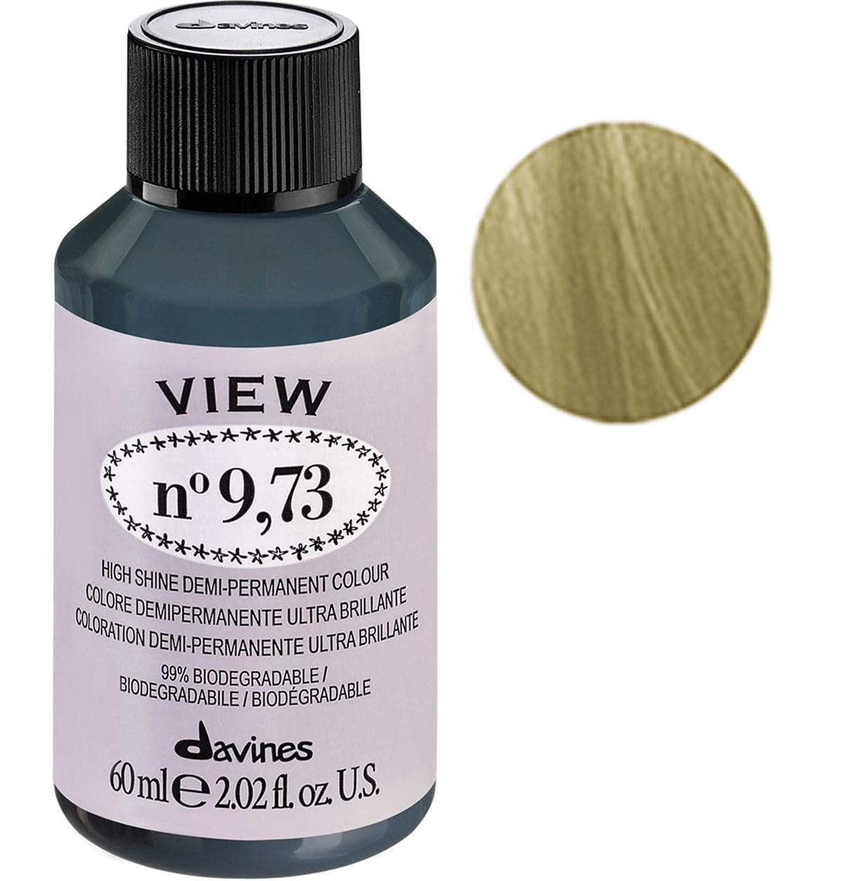 Davines, View, Vopsea de păr demi-permanentă, 9.73 , 60 ml