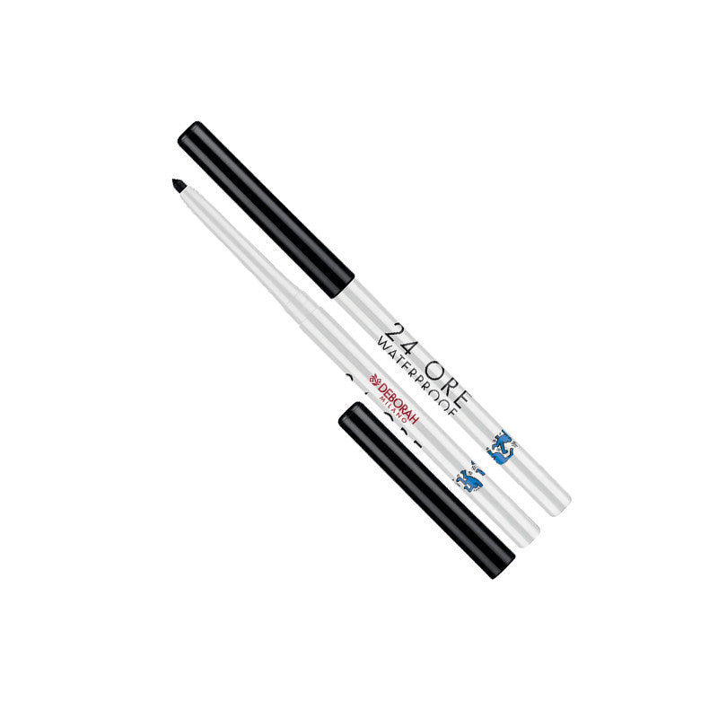 Deborah, 24 Ore Keith Haring, Rezistent la apă, Retractabil, Creion eyeliner gel, Negru, 0.3 g - Olmarkt
