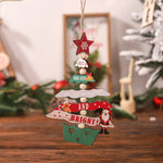 Decoratiune de Craciun din Lemn, Flippy, cu Snur pentru Agatare in Brad, Model Brad de Craciun, Scris May Your Days Be