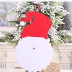 Decoratiune de Craciun Flippy, Advent calendar, numara zilele pana la Craciun, model Mos Craciun, material poliester,