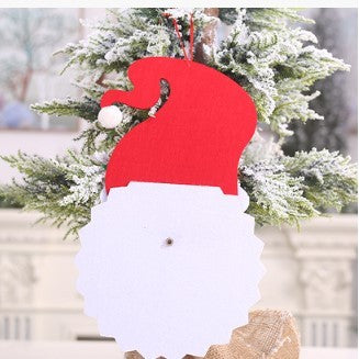 Decoratiune de Craciun Flippy, Advent calendar, numara zilele pana la Craciun, model Mos Craciun, material poliester,
