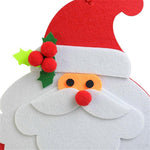 Decoratiune de Craciun Flippy, Advent calendar, numara zilele pana la Craciun, model Mos Craciun, material poliester,