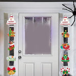 Set 2 Decoratiuni de Craciun, Flippy, de Agatat, pentru Usa, Sfoara Inclusa, 21 cm/28 cm, din Hartie 350g, Multicolor