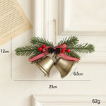 Decoratiune de Craciun pentru Brad, Flippy, Model 2 Clopotei de Craciun cu Crenguta de Brad, Decoratiune pentru