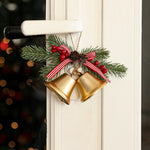 Decoratiune de Craciun pentru Brad, Flippy, Model 2 Clopotei de Craciun cu Crenguta de Brad, Decoratiune pentru