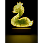 Decoratiune Luminoasa cu Baterii/USB Model Ratusca Alb Cald 17 cm