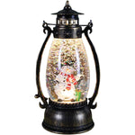 Decoratiune Luminoasa, Flippy, Felinar de Craciun, cu Lumina LED, Ornament Model Lampa cu Ulei Om de Zapada, cu Maner,