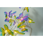 Decoratiune luminoasa, Flippy, Tip copac cu fluturi, cu baterii/USB