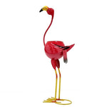 Decoratiune pentru Gradina, Flippy, Flamingo pentru Gradina cu Suport pentru Plante Flori, Ornament de Ghiveci de