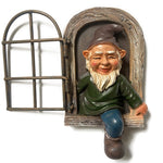 Decoratiune pentru Gradina, Flippy, Model Elf pentru Pom, Statuie pentru Gradina din Rasina, Decor pentru Gradina, Elf,