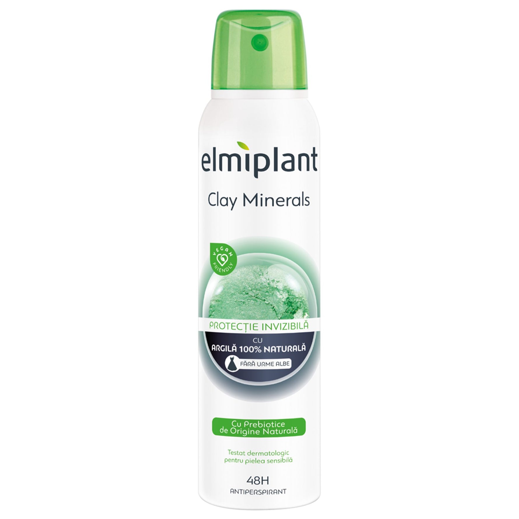 Deodorant Antiperspirant Spray, Elmiplant, Clay Minerals, 150 ml