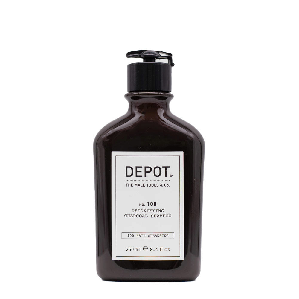 Depot, 100 Hair Cleansing No. 105, Cărbune, Șampon pentru păr, Pentru detoxifiere, 250 ml - Olmarkt