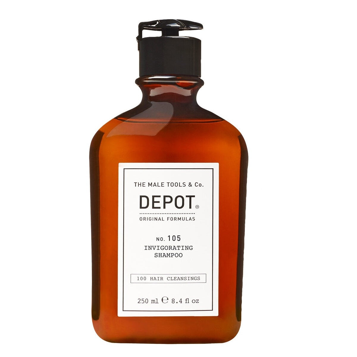 Depot, 100 Hair Cleansing No. 105, Complex multivitaminic, Șampon pentru păr, Anticădere păr, 250 ml - Olmarkt