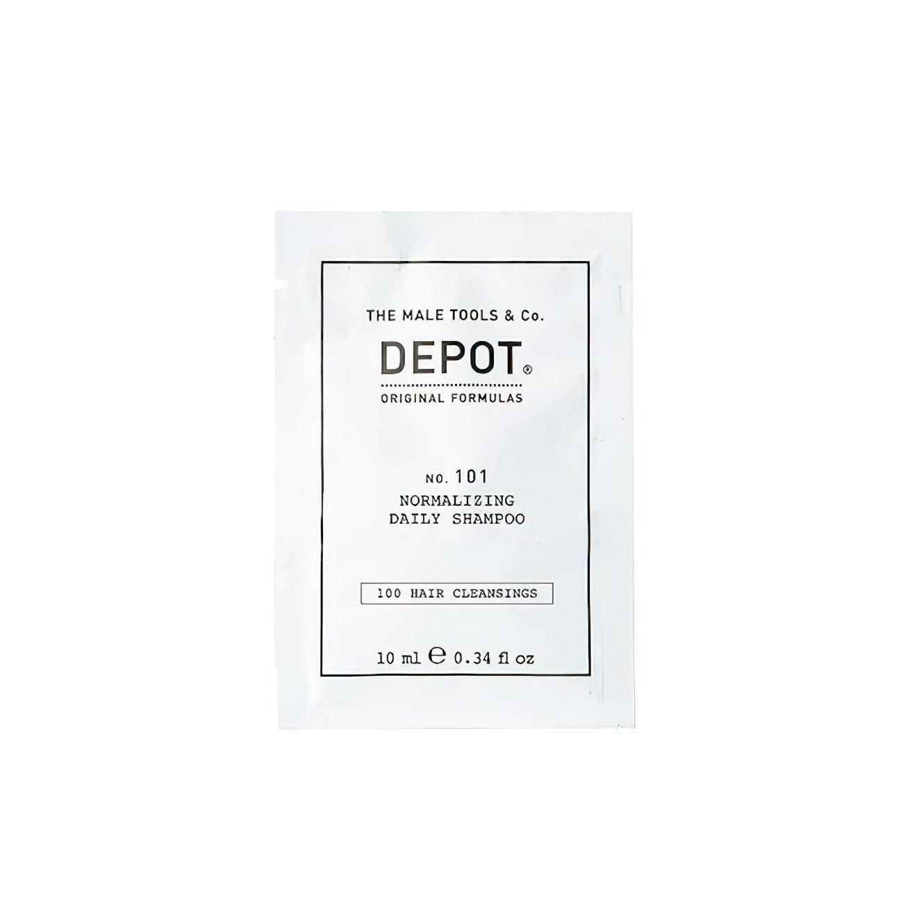 Depot, 100 Hair Cleansing No. 101, Complex botanic, Șampon pentru păr, Normalizare, 10 ml - Olmarkt