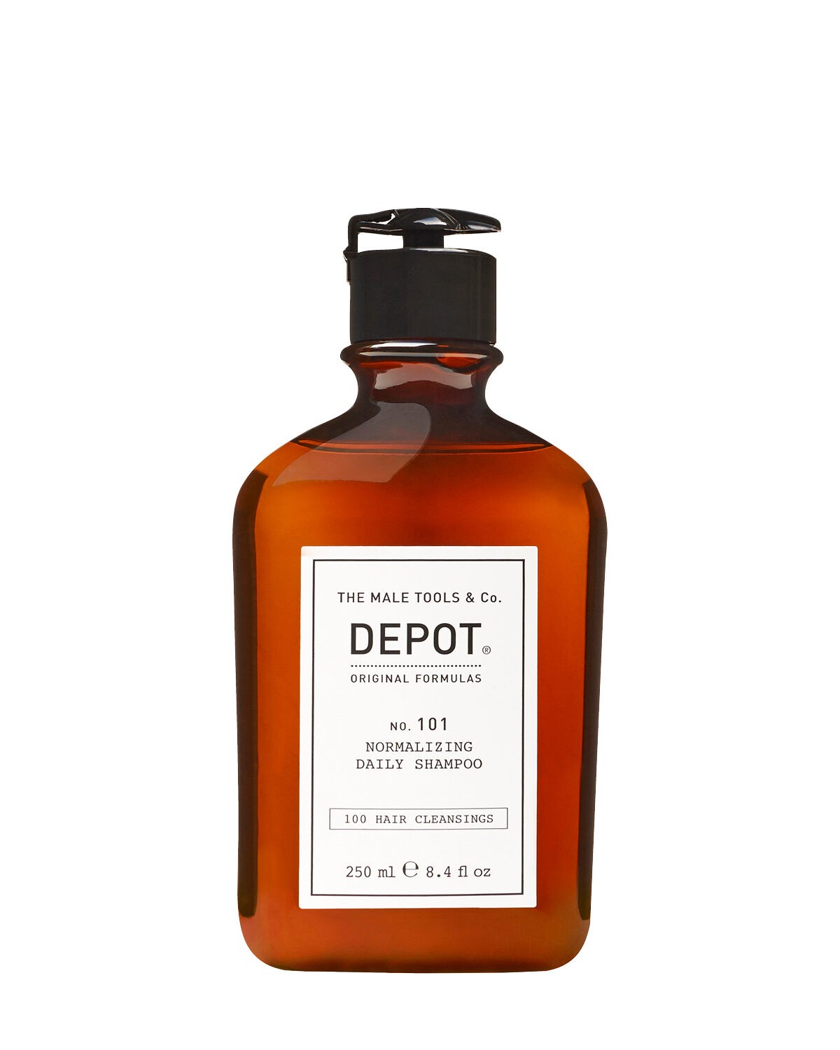 Depot, 100 Hair Cleansing No. 101, Complex botanic, Șampon pentru păr, Normalizare, 250 ml - Olmarkt