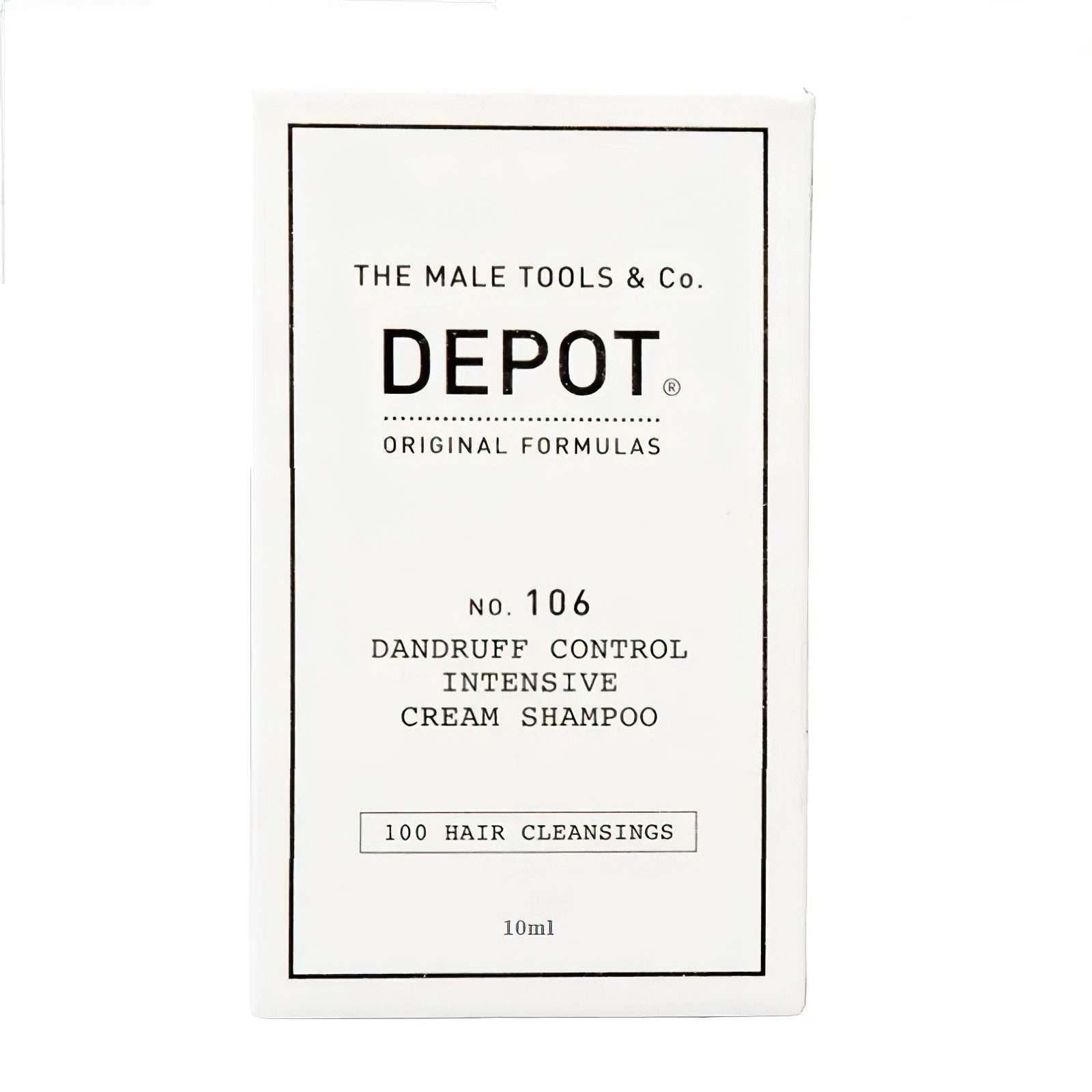 Depot, 100 Hair Cleansing No. 106, Provitamina B5, Șampon pentru păr, Antimătreață, 10 ml - Olmarkt
