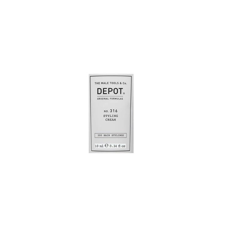 Depot, 300 Hair Stylings No. 316, Filtru UV, Cremă de coafat, Fixare medie, 10 ml