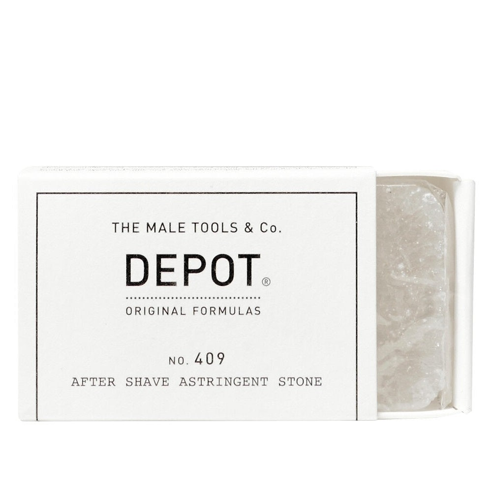 Depot, 400 Shave Specifics No. 409, Alaun de potasiu, Calmant, Piatră astringentă după bărbierit, 90 g - Olmarkt