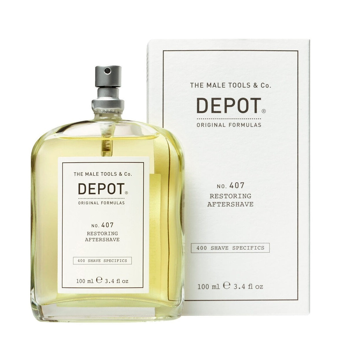 Depot, 400 Shave Specifics No. 407, Provitamina B5, Restaurare și reîmprospătare, Loțiune după bărbierit, 100 ml - Olmarkt