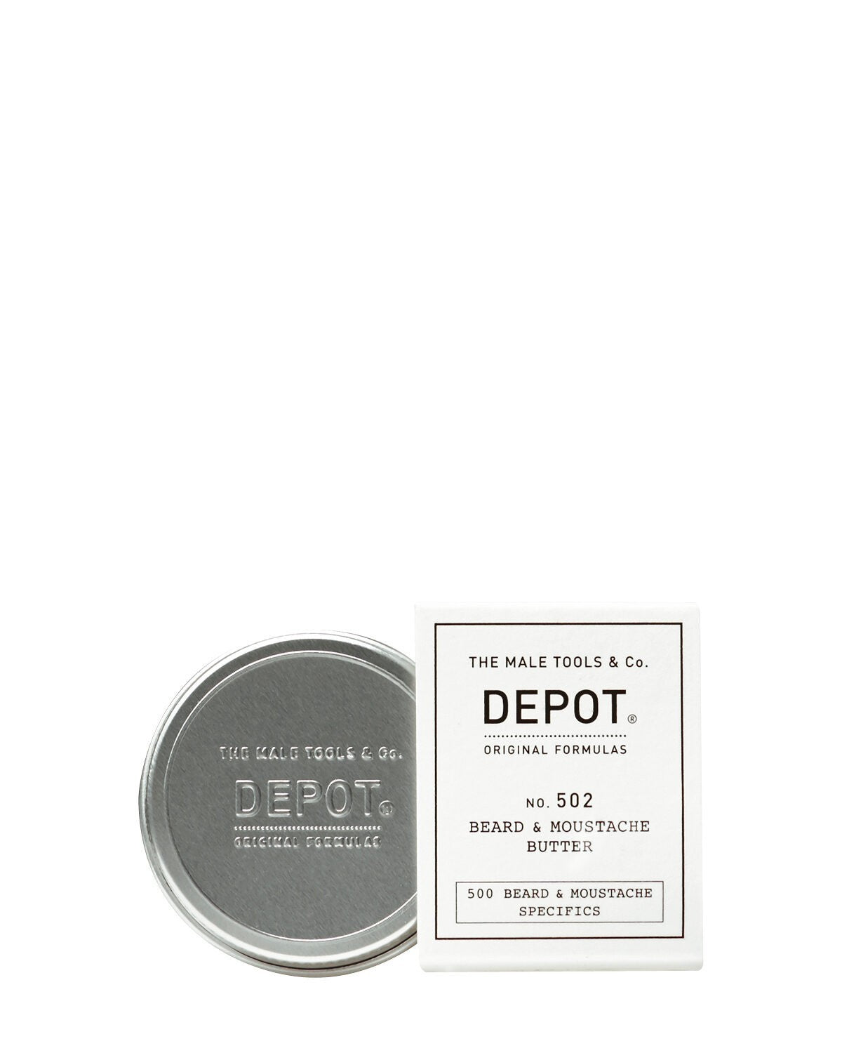 Depot, 500 Beard & Mustache Specifics No. 502, Ulei de argan, Unt pentru barbă și mustață, Hrănitor și emolient, 30 ml