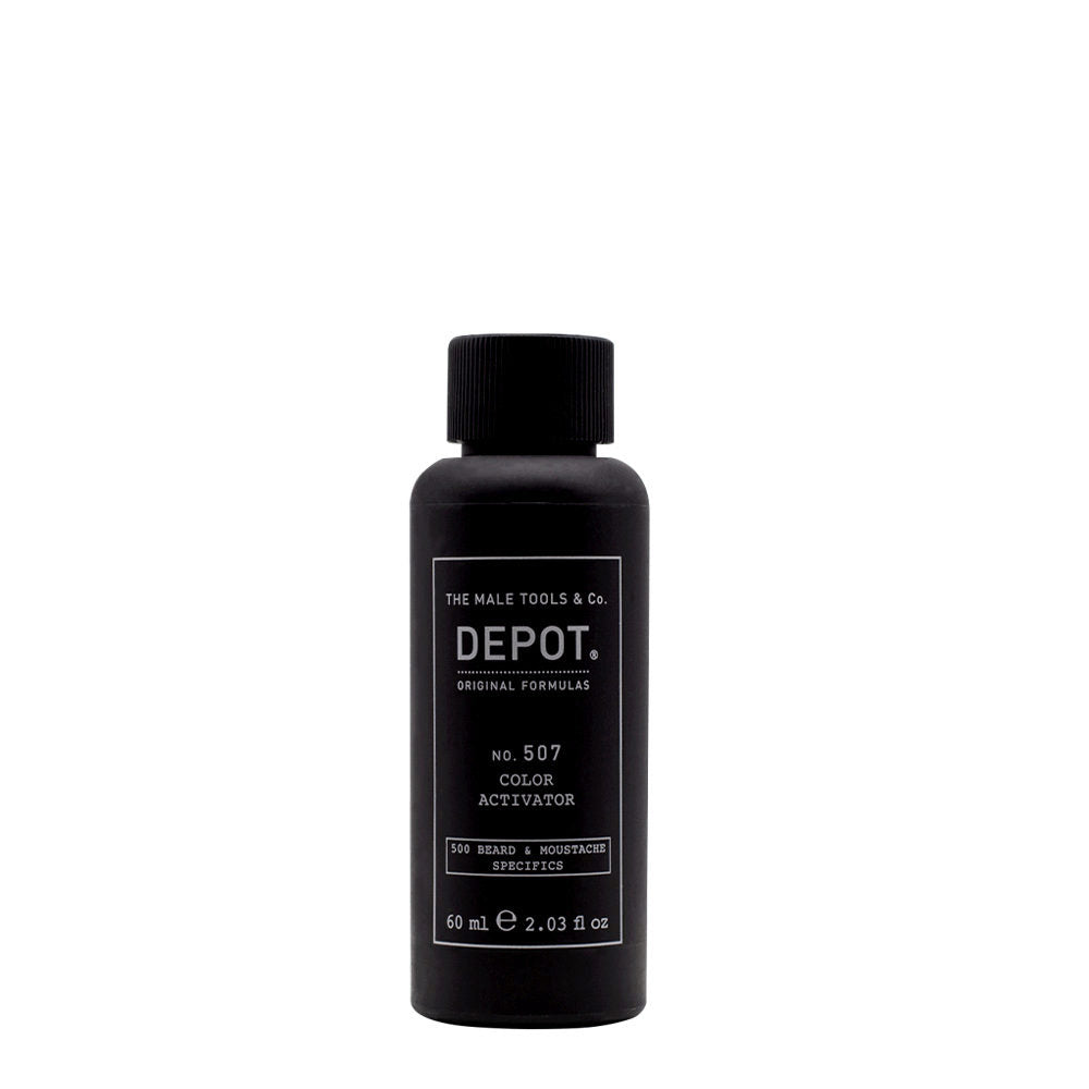 Depot, 500 Beard & Mustache Specifics No. 507, Loțiune activatoare pentru culoarea părului, 10 vol, 60 ml - Olmarkt
