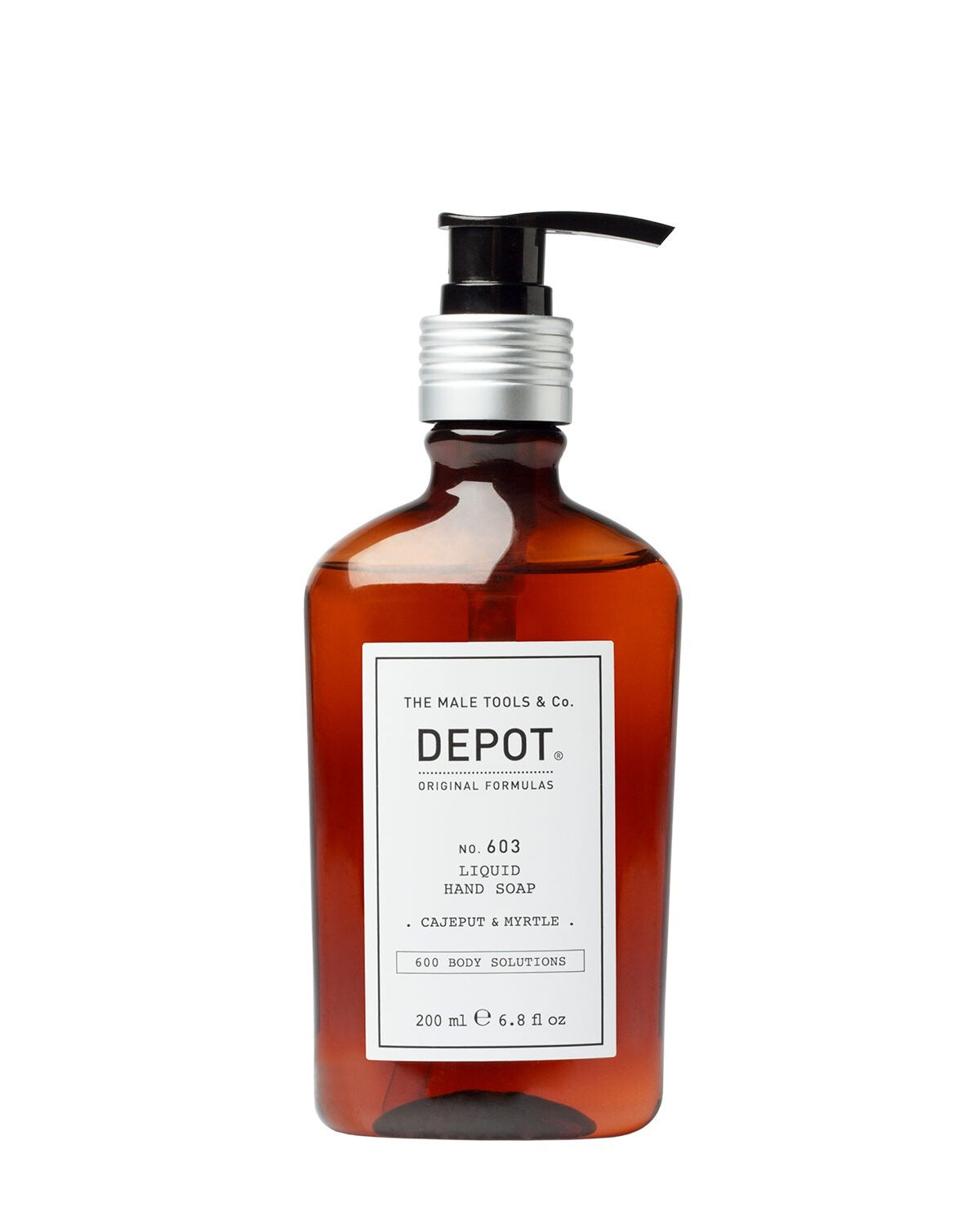Depot, 600 Body Solutions No. 603, Cajeput și Mirt, Sorbitol, Curățare, Săpun lichid, Pentru mâini, 200 ml - Olmarkt