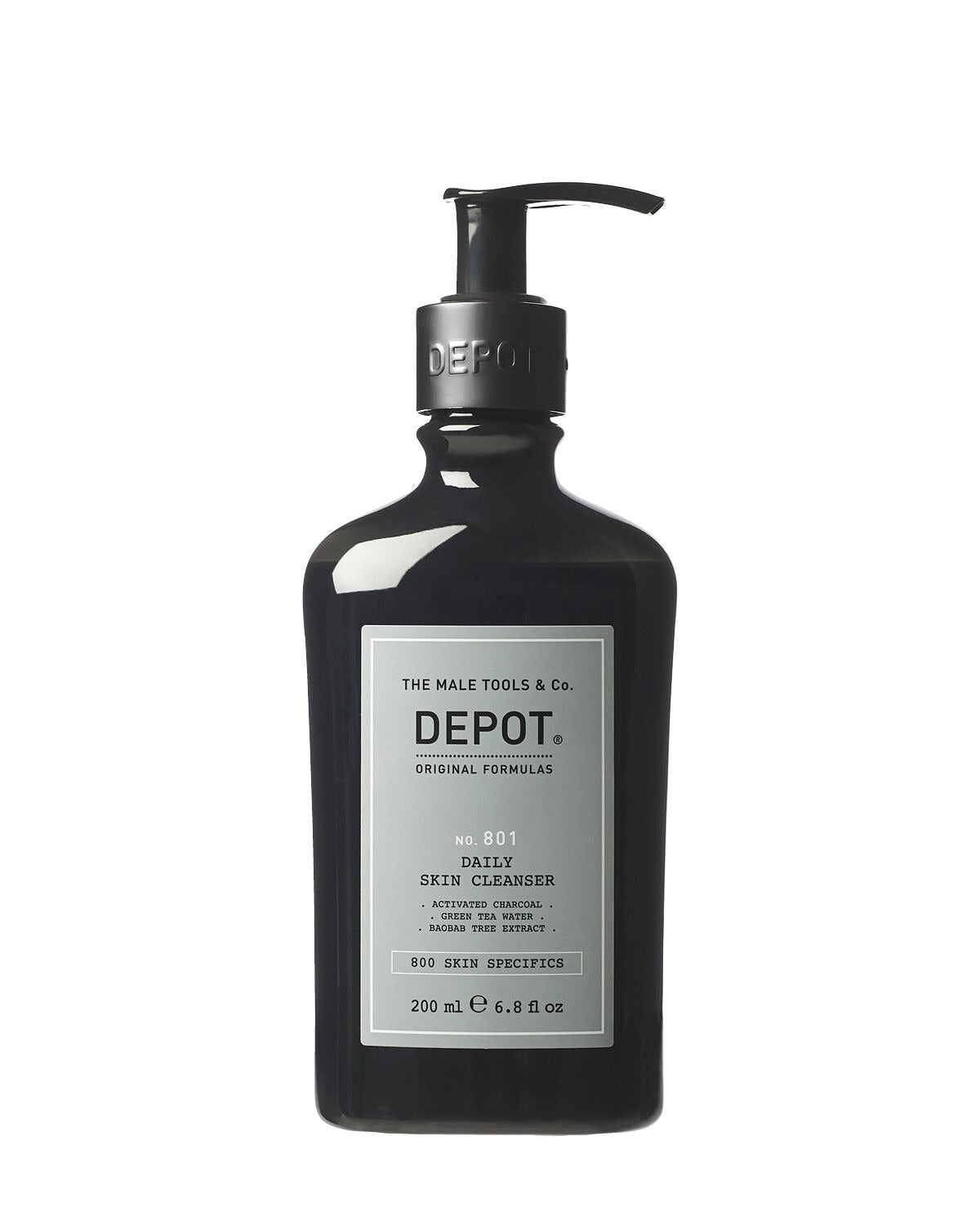 Depot, 800 Skin Specifics No. 801, Cărbune activat, Detoxifiant, Gel de curățare, Pentru față, 200 ml