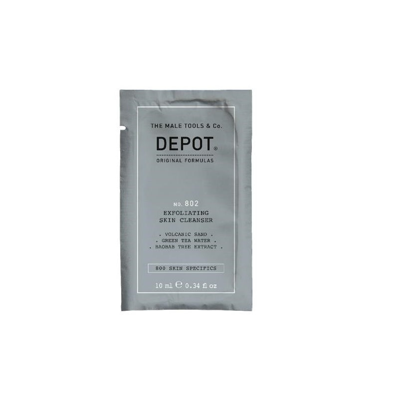 Depot, 800 Skin Specifics No. 802, Nisip vulcanic, Curățător exfoliant, 10 ml - Olmarkt