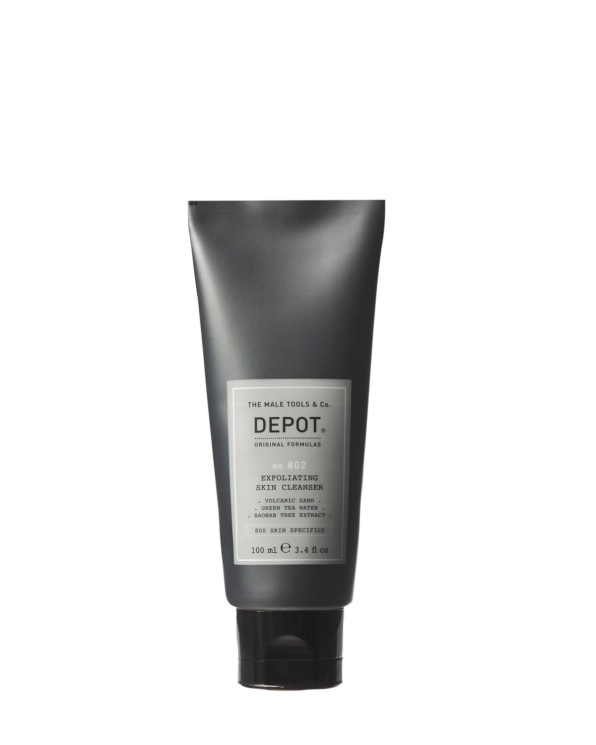 Depot, 800 Skin Specifics No. 802, Nisip vulcanic, Curățător exfoliant, 100 ml