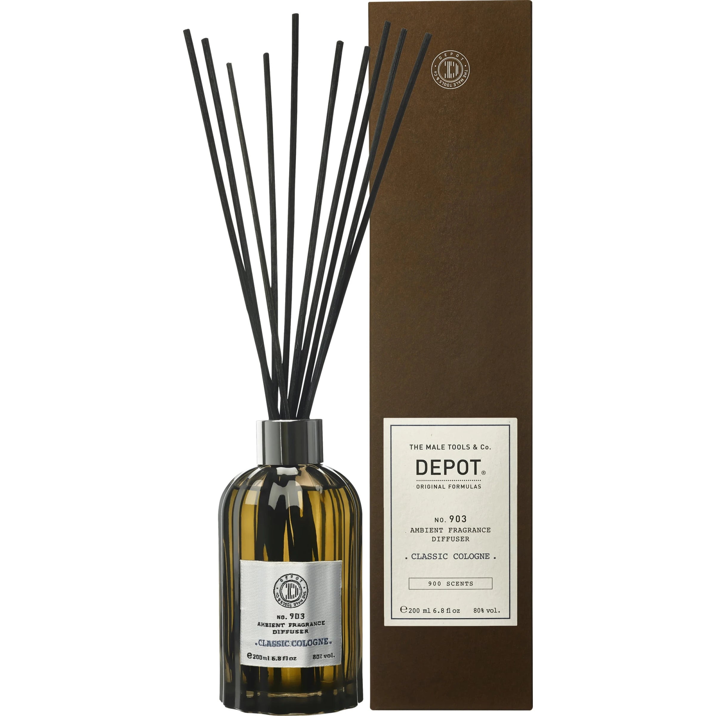 Depot, 900 Scents No. 903, Băț, Cologne clasic, Difuzor de aromă cu bețișoare, 200 ml