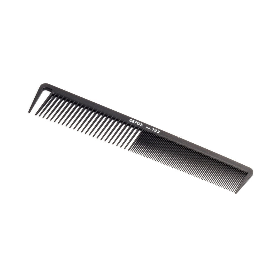 Depot, Accessories No. 703 Carbon, Pieptene de păr din plastic, Negru - Olmarkt