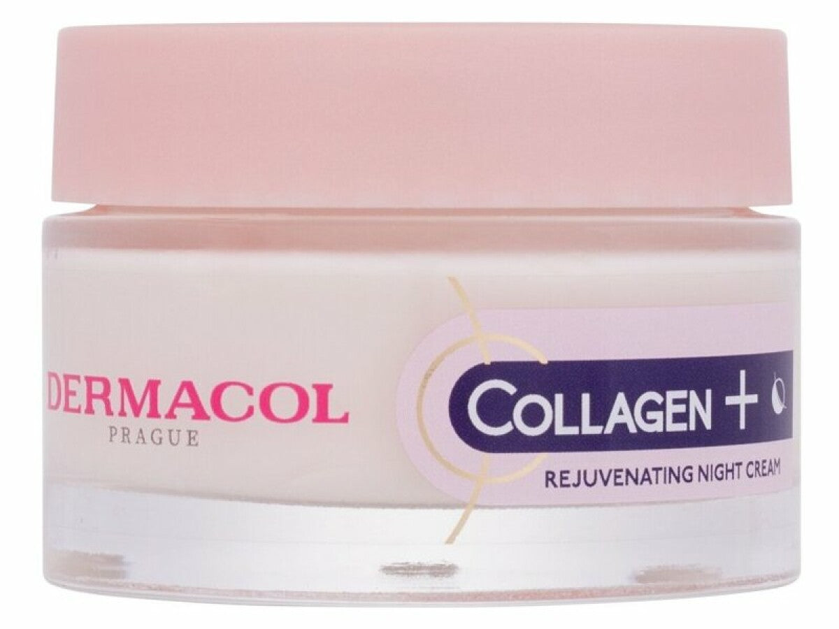Dermacol, Collagen +, Colagen hialuronic, Ridicare, Noapte, Smântână, Pentru față, 50 ml - Olmarkt