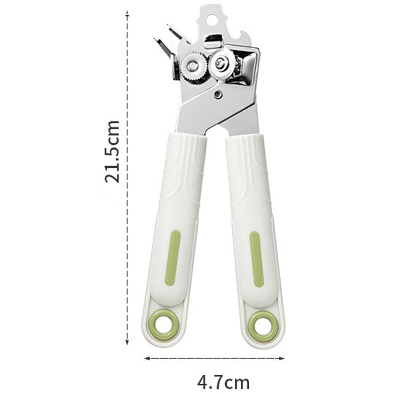 Desfacator de Conserve 3 in 1, Flippy, Instrument pentru Deschis Conserve, Sticle, Otel inoxidabil, Simplu de Utilizat,