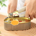 Desfacator de Conserve 3 in 1, Flippy, Instrument pentru Deschis Conserve, Sticle, Otel inoxidabil, Simplu de Utilizat,