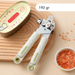 Desfacator de Conserve 3 in 1, Flippy, Instrument pentru Deschis Conserve, Sticle, Otel inoxidabil, Simplu de Utilizat,