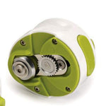 Desfacator Manual de Conserve si Sticle, Flippy, 6.8 x 4.8 cm, din ABS + Otel, Verde/Alb
