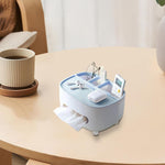 Suport pentru Servetele, Flippy, Cutie Multifunctionala, Design Minimalist, ABS, cu Suport pentru Obiectele Personale,