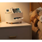 Suport pentru Servetele, Flippy, Cutie Multifunctionala, Design Minimalist, ABS, cu Suport pentru Obiectele Personale,