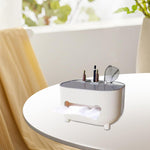 Suport pentru Servetele, Flippy, Cutie Multifunctionala, Design Minimalist, ABS, cu Suport pentru Obiectele Personale,