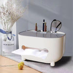 Suport pentru Servetele, Flippy, Cutie Multifunctionala, Design Minimalist, ABS, cu Suport pentru Obiectele Personale,