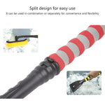 Perie de Zapada cu Racleta pentru Masina, Flippy, Multifunctionala, Rotativa, Demontabila, cu Maner Antiderapant,