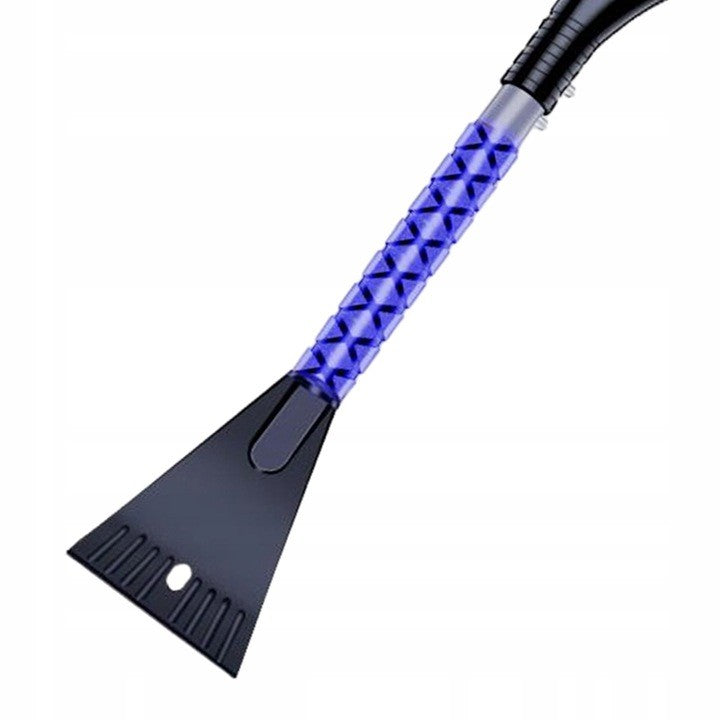 Perie de Zapada cu Racleta pentru Masina, Flippy, Multifunctionala, Demontabila, cu Maner Antiderapant, Aluminiu,