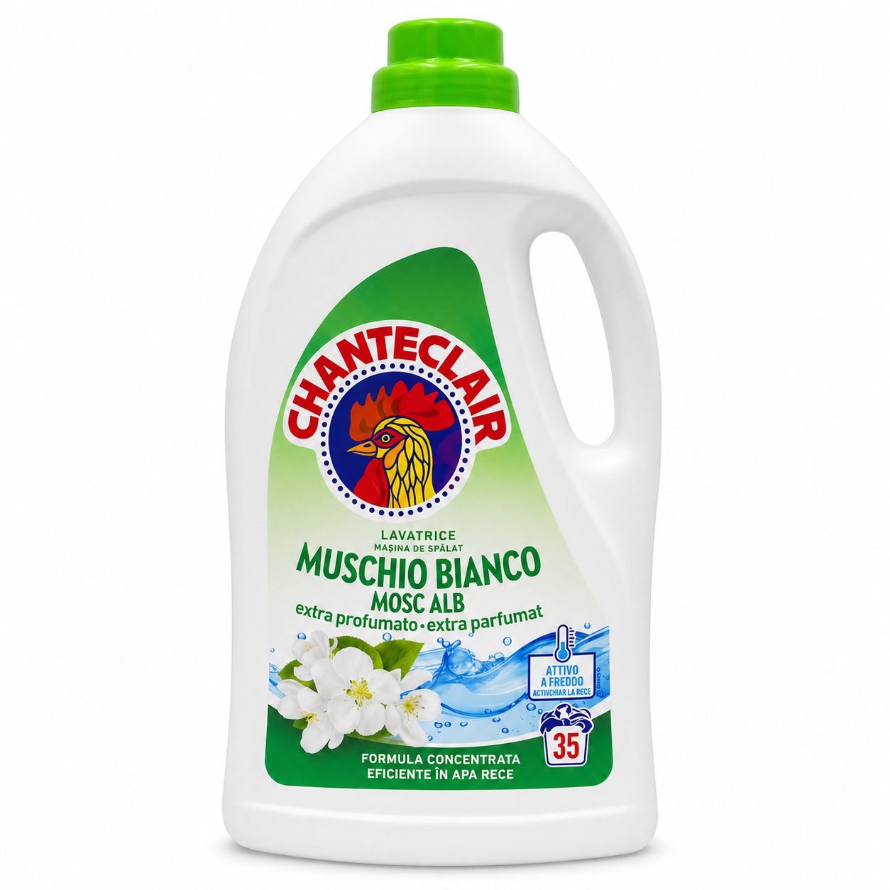 Detergent Lichid pentru Rufe, Chante Clair, 35 Spalari, Curatare Eficienta, 1.575 L