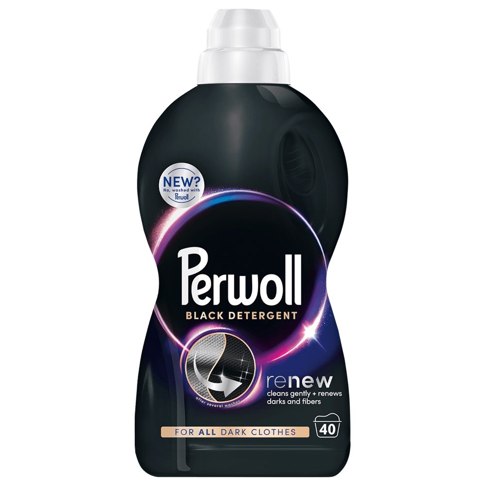 Detergent Lichid, Perwoll, 2 L Renew Black 40 spalari