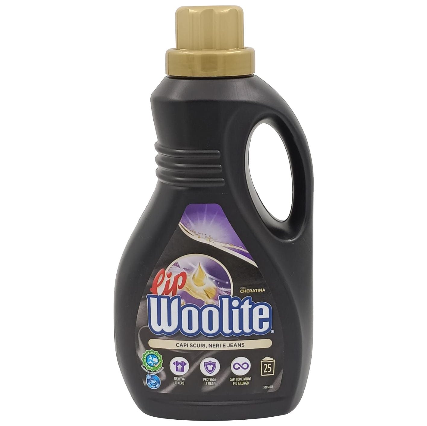 Detergent Lichid, Woolite, 1.5 L Keratina Black 25 spalari