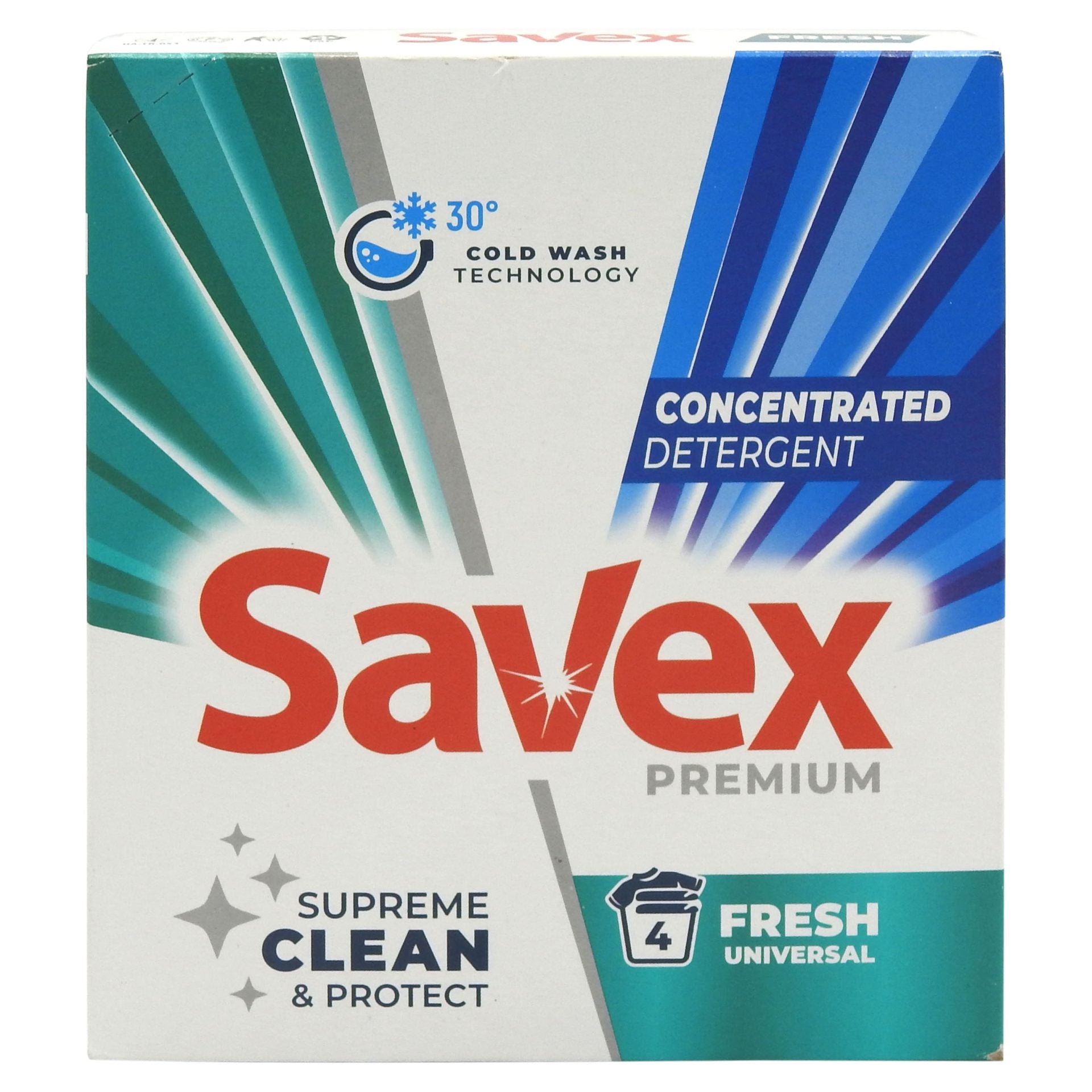 Detergent pentru Rufe Automat, Savex, 320 g Fresh 4 spalari